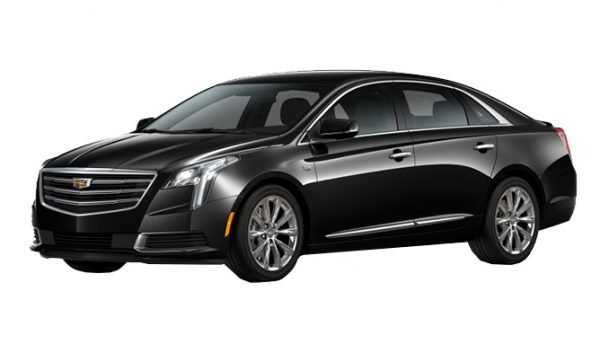 Black sedan stock photo