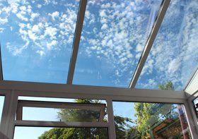 glass sealing of a conservatory