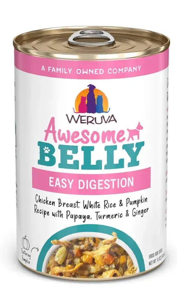 A dog is sitting next to a bunny mascot in front of easter eggs.