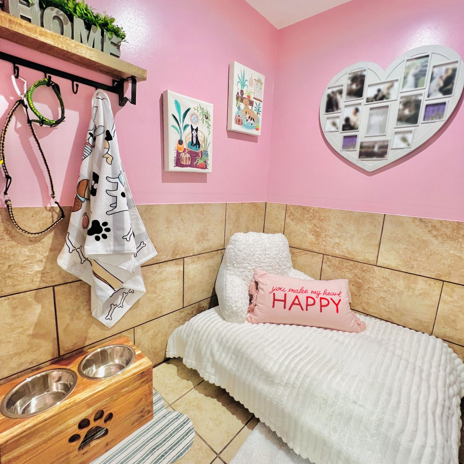 Chic Radient Rose pet suite in San Francisco