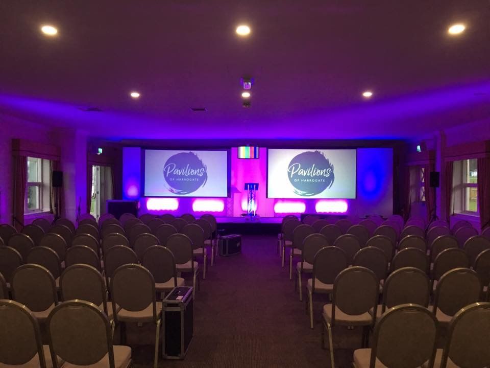A corpporate event Av, Sound & Event Production services supplied by Exclusive Entertainment