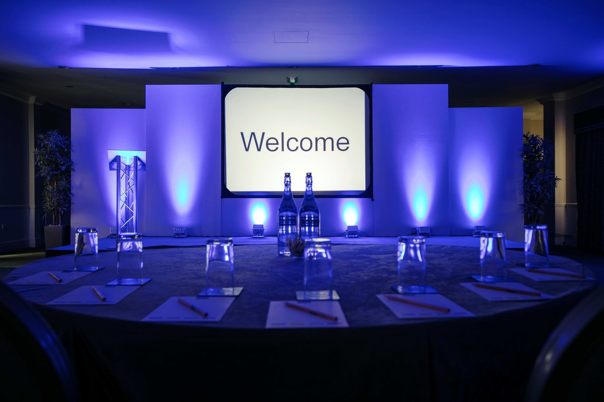Corporate Event Lighting and AV Sound and Event Production from Exclusive Entertainments, Harrogate, Yorkshire