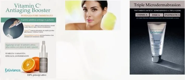 caratteristiche di cosmetici Exuviance per il viso