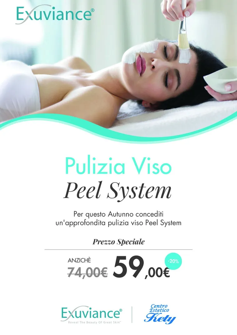 sconto su pulizia viso Peel System