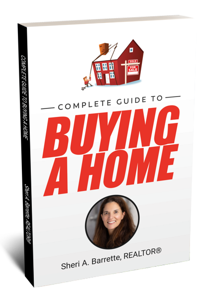 A book titled complete guide to buying a home