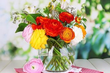boquet di fiori in vaso