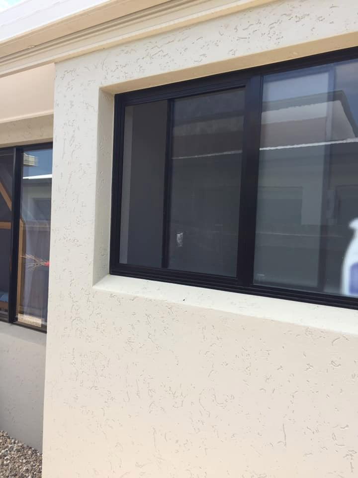 Newly installed window screen providing enhanced security — Cairns All Star Glass 'n' Aluminium in Bentley Park, QLD