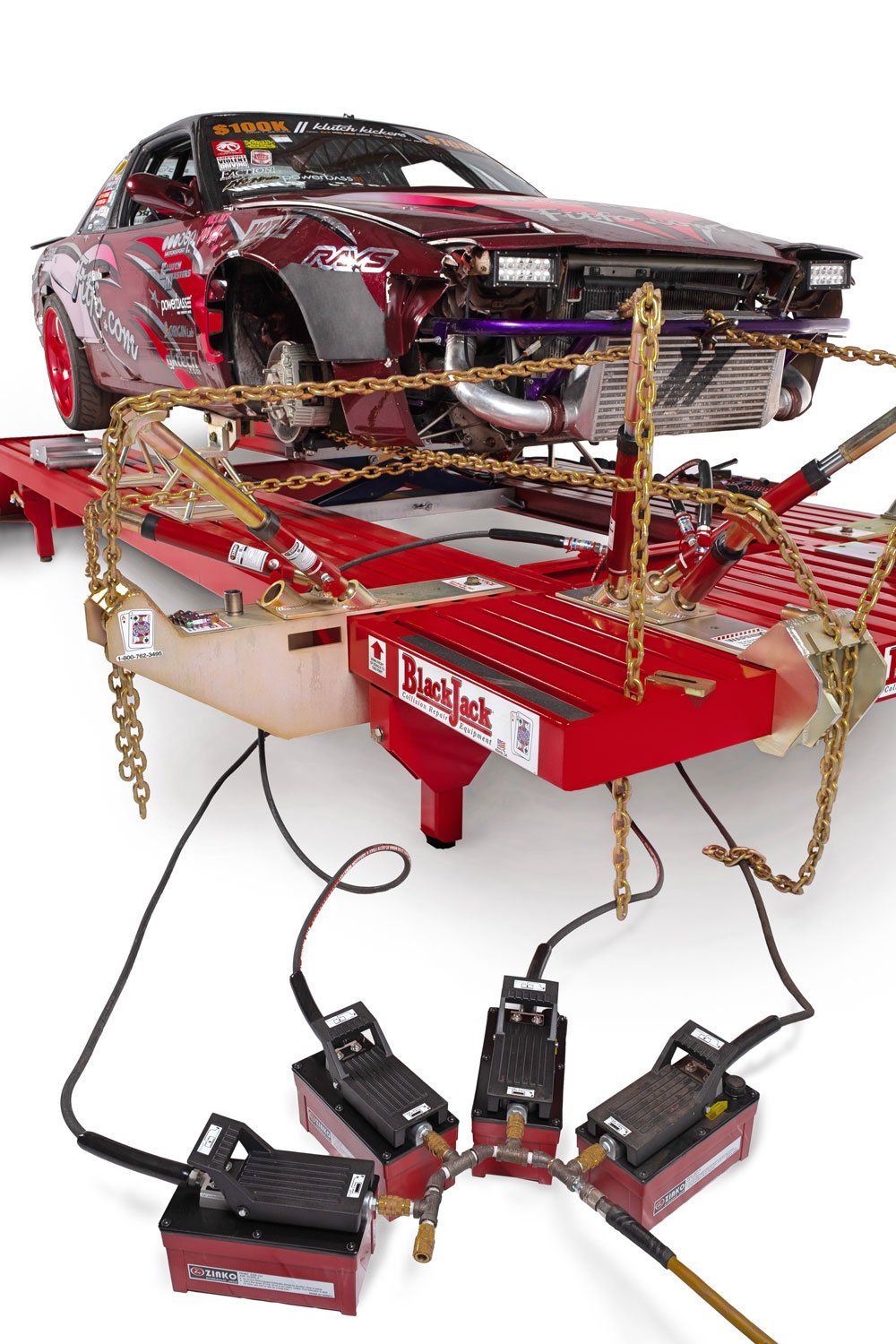 multiple pull automobile frame straightening machines for sale