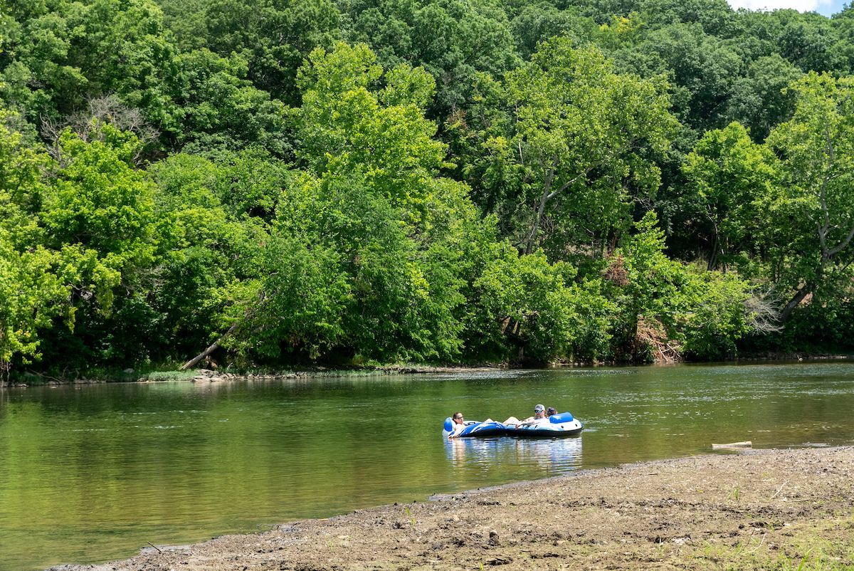 River Floating with Tubes