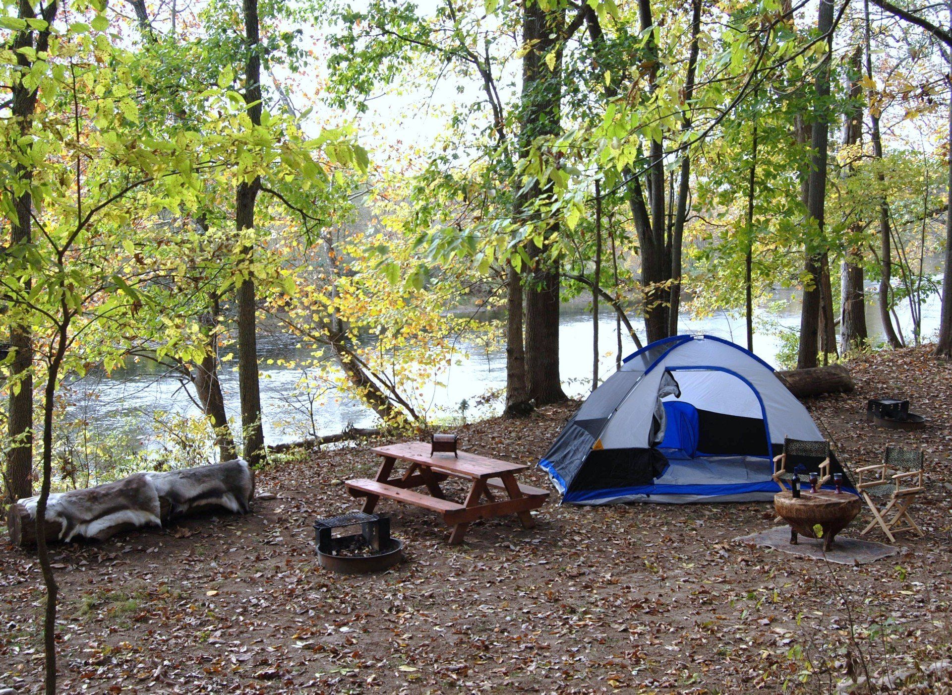Luray Virginia Riverfront Tent Camping Shenandoah Valley
