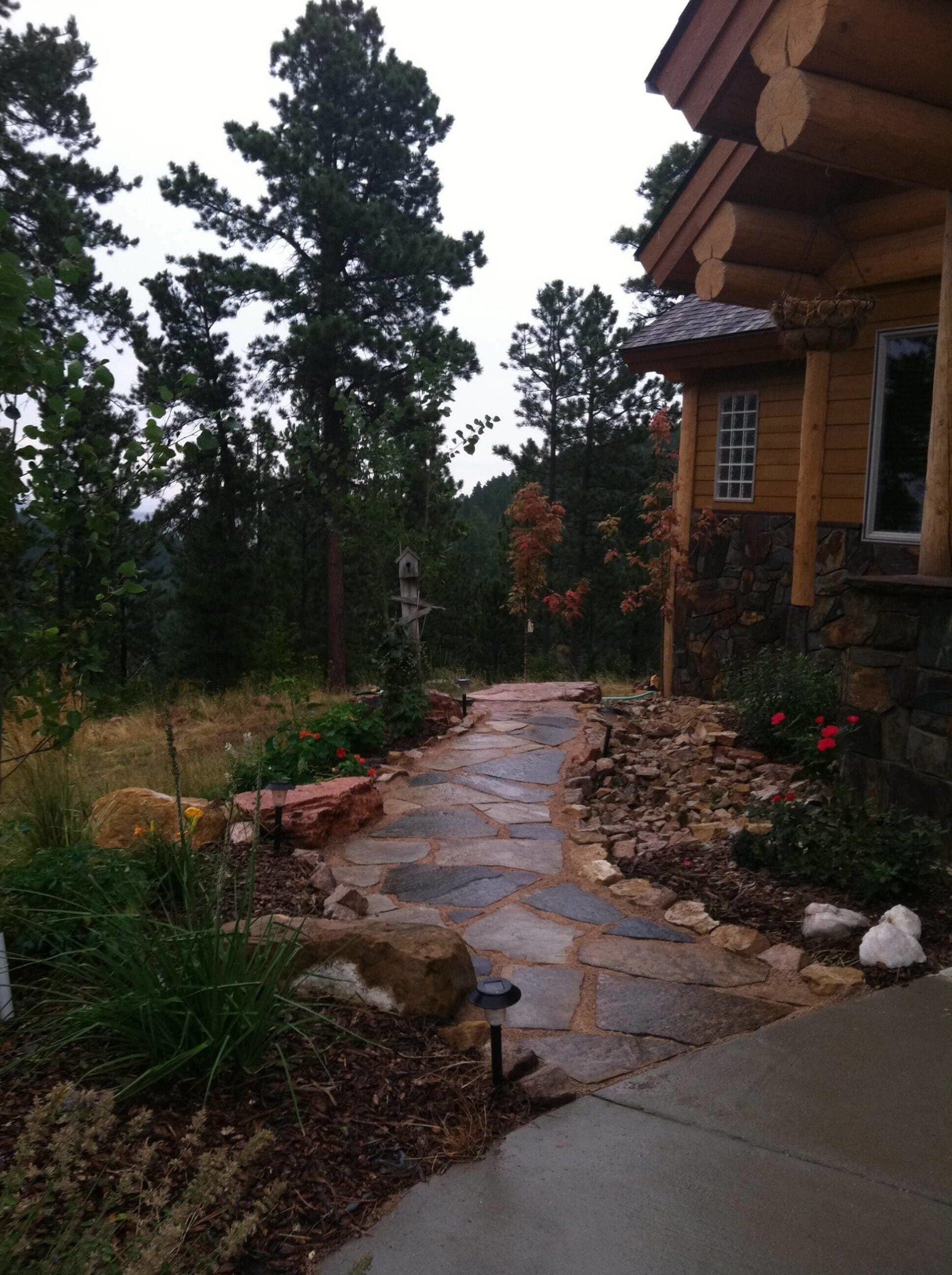 Stone Walkway — Walkway Stone  Landscaping in Spearfish, SD