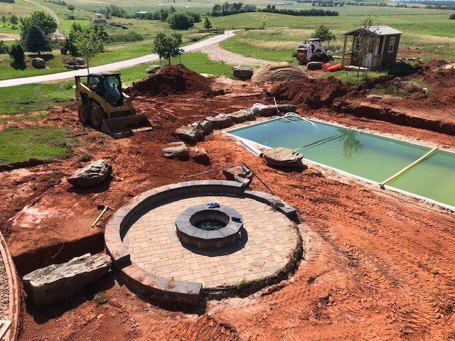 Fire Pits Install — On-going Firepit Project in Spearfish, SD