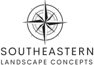 Logo: Compass rose graphic above "SOUTHEASTERN LANDSCAPE CONCEPTS" text.