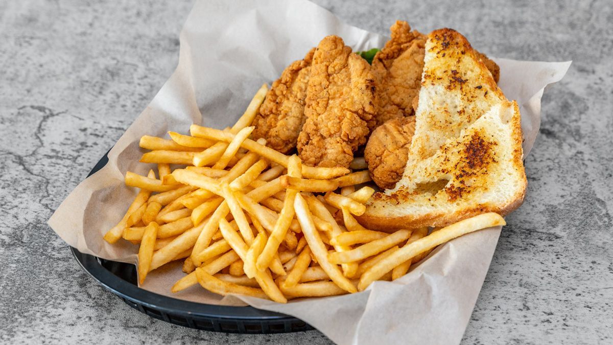 Chicken Strips Basket — Yuba City, CA — Midtown Grill