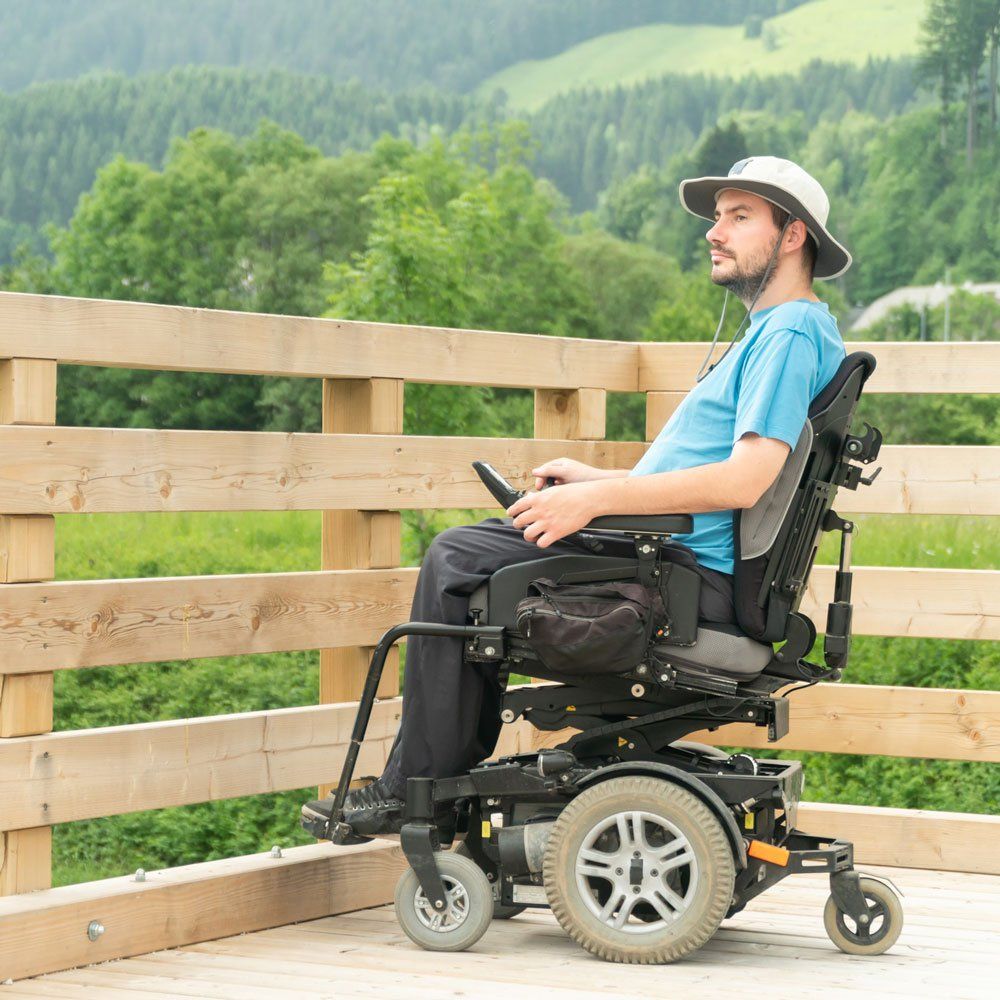 Man on A Power Wheelchair — Gansevoort, NY — Adaptive Equipment Enterprises