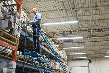 Fluorescent lamps installed at a warehouse — Light Repair in Madison, MS