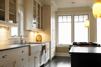 Kitchen with old-fashioned lights — Electrical Contractor in Madison, MS