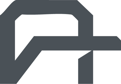 A gray letter a with a cross in the middle on a white background.