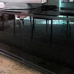 Scrivania in cristallo