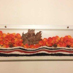 Leggio doppio in vetro