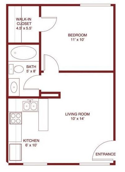 1 Bed | 1 Bath