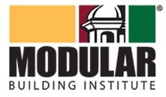 A logo for the modular building institute