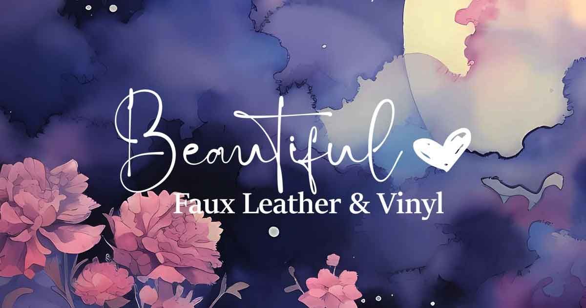 Faux vinyl sale