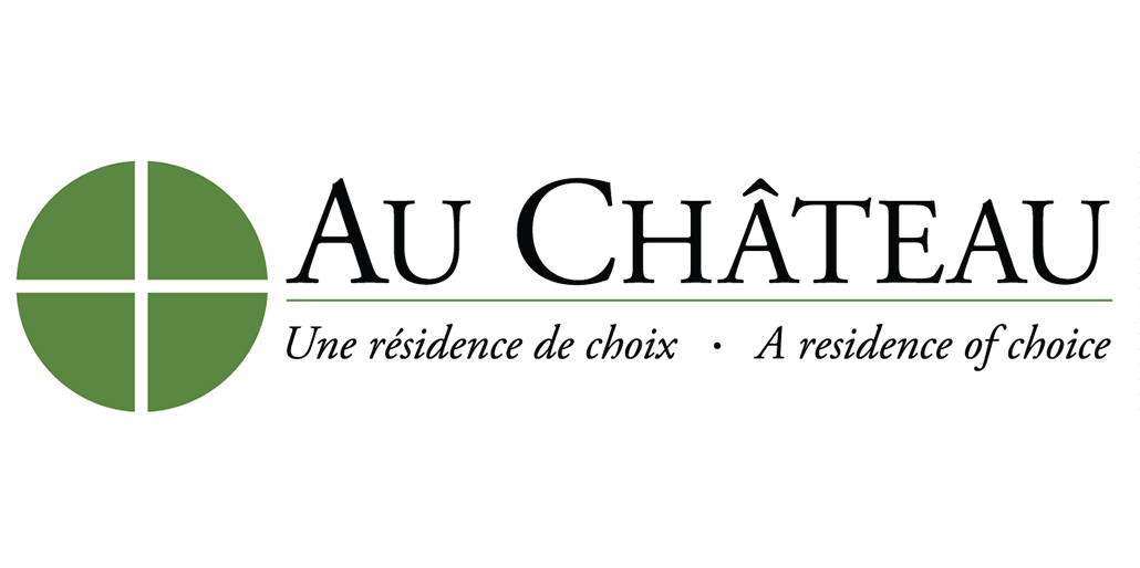 A logo for au chateau a residence of choice