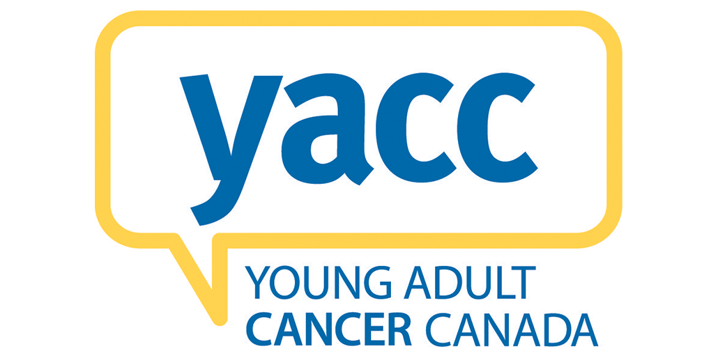 A logo for yacc young adult cancer canada