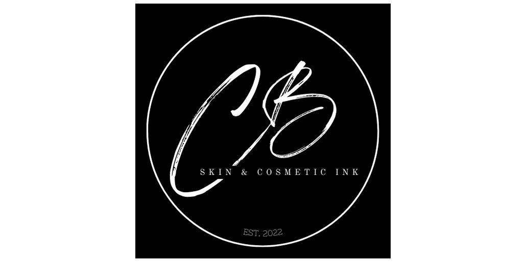 A black and white logo for a cosmetic company.