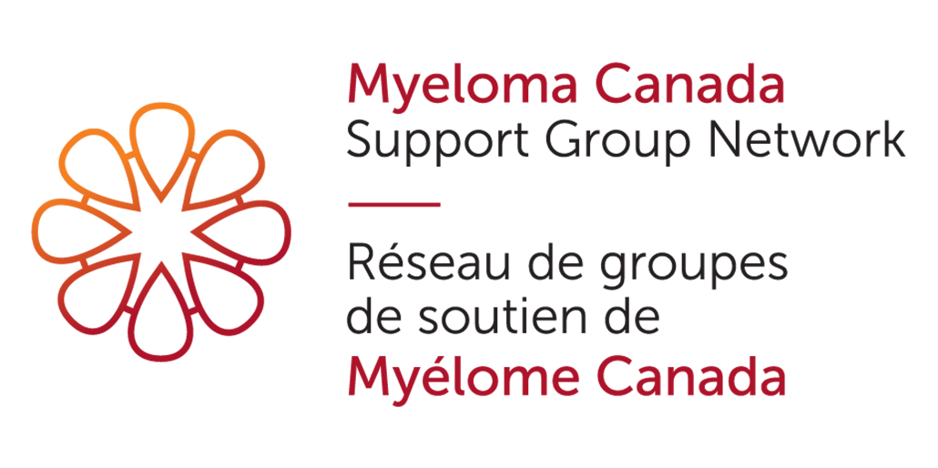 A logo for the myeloma canada support group network