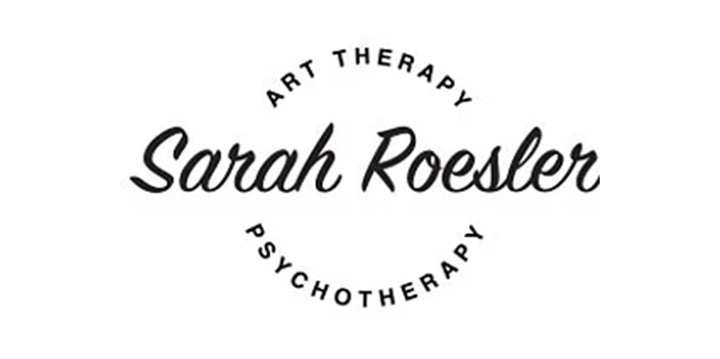 The logo for sarah roesler art therapy and psychotherapy