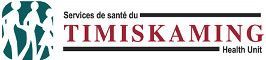A logo for the timiskaming health unit