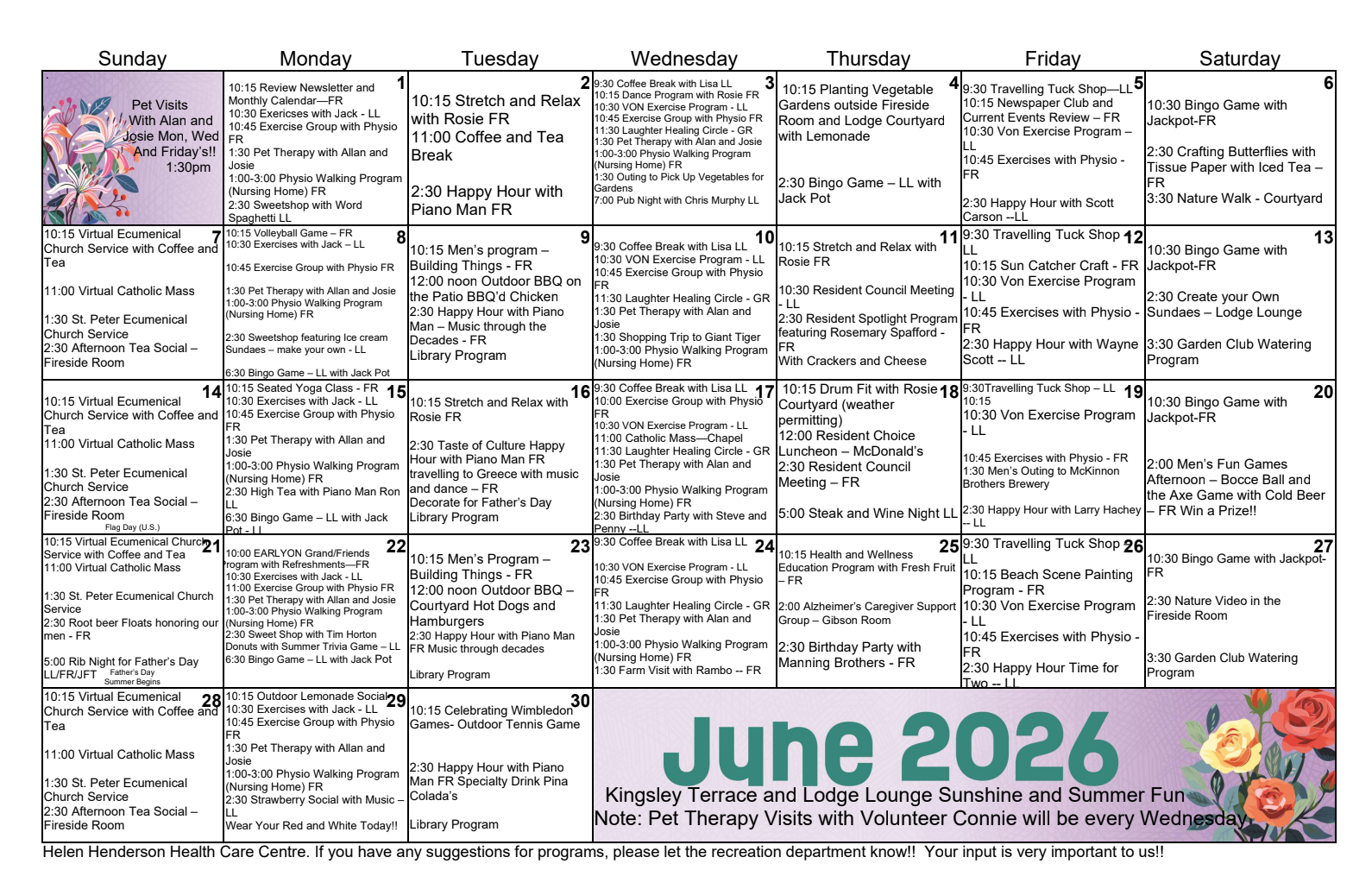 June 2026 Events