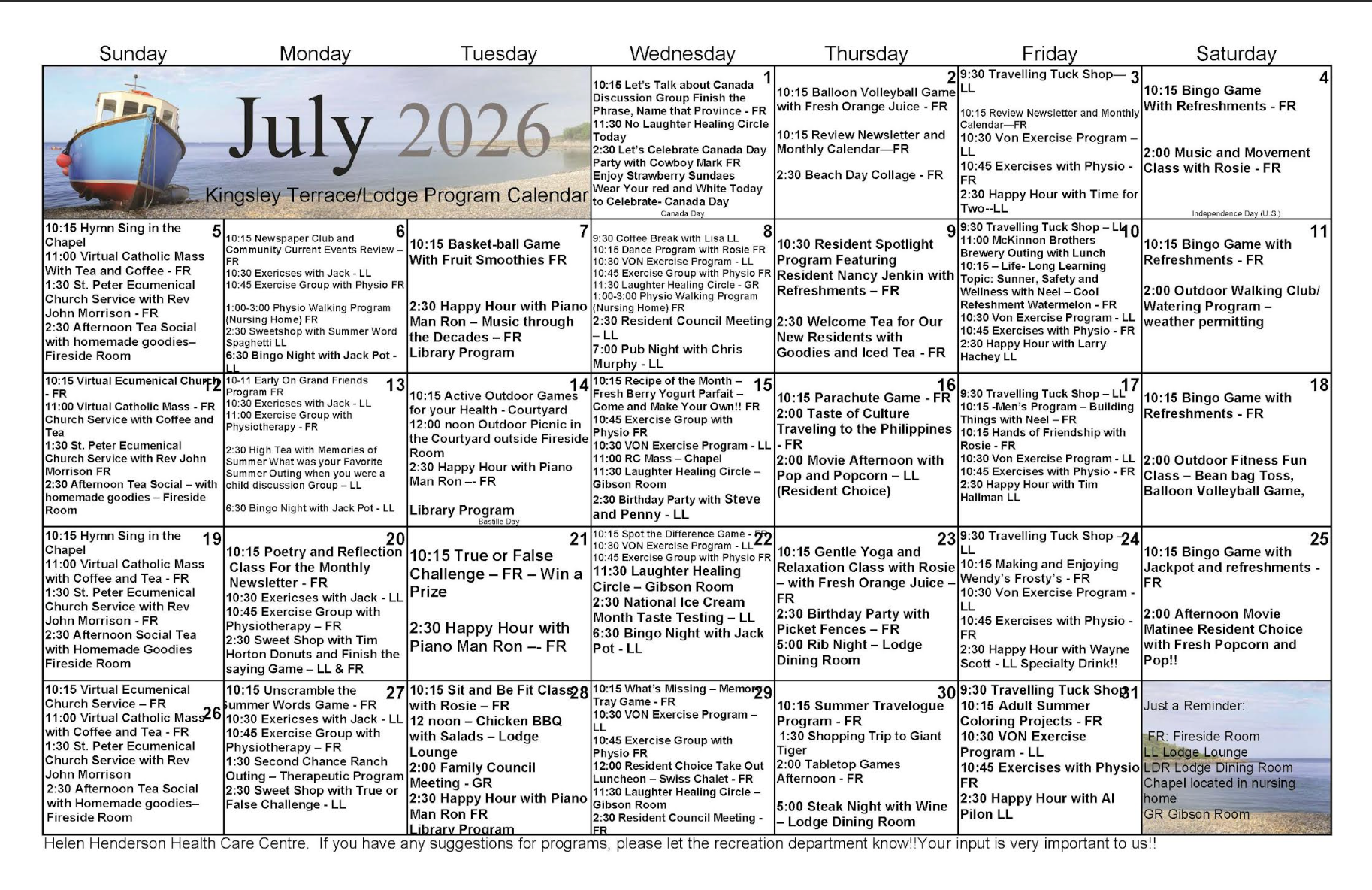 June 2026 Events