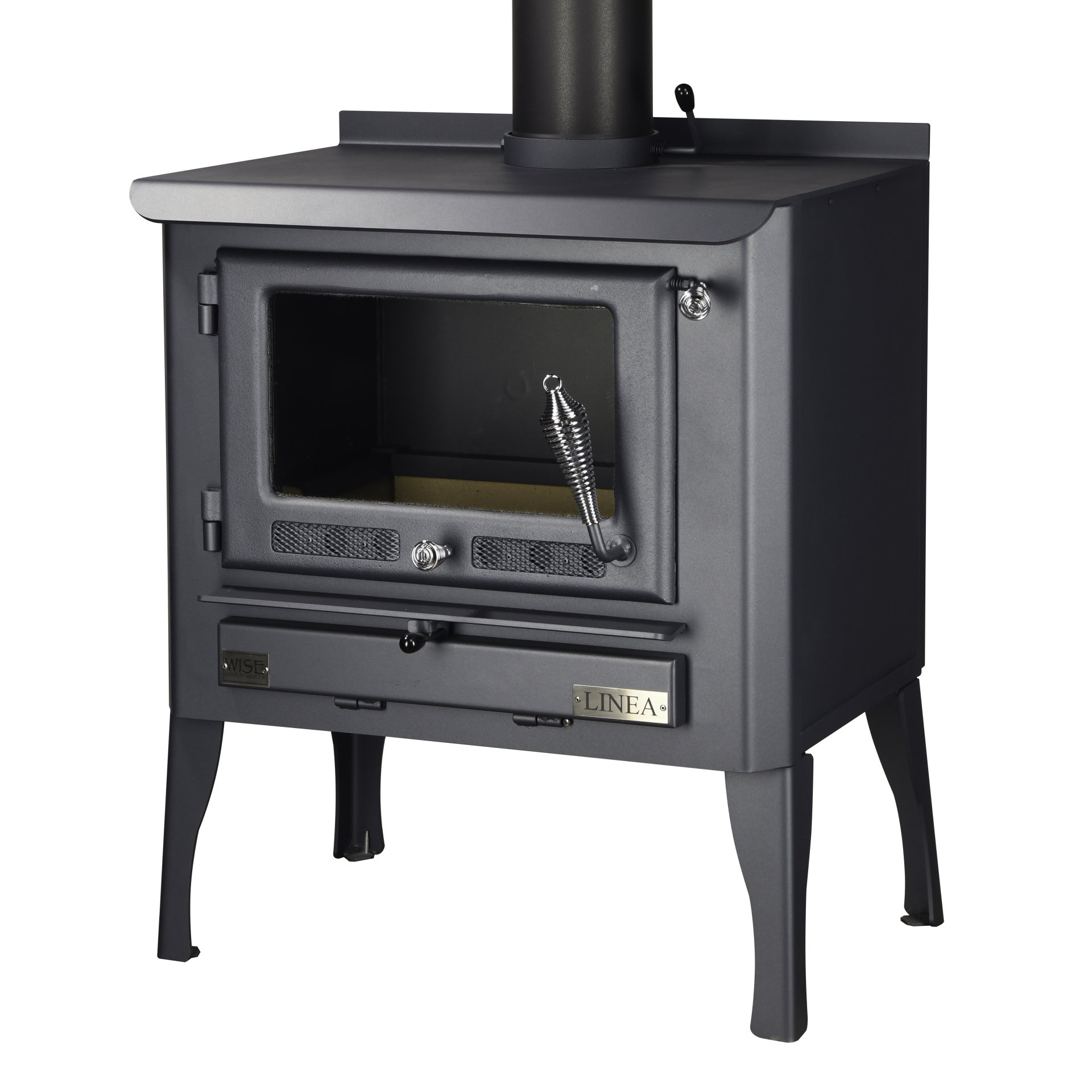 slow-combustion heaters and stoves 