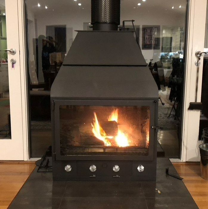 Christo Freestanding Firebox