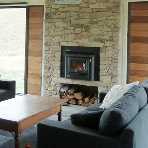 Linea inbuilt wood-fired boiler