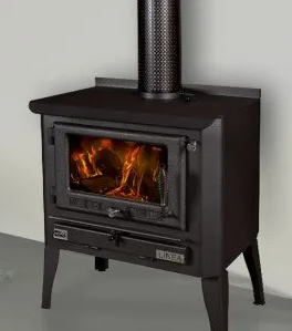 Linea on legs wood-fired boiler