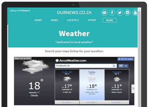 Get weather from OurNews