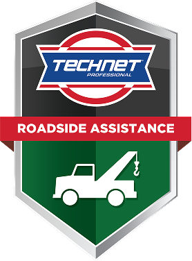 TechNet Professional Roadside Assistance badge; features a tow truck graphic. | Joe's Slinger Service