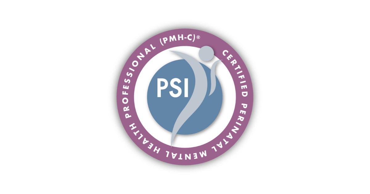 PSI logo in blue and purple circle with a stylized human figure and surrounding text