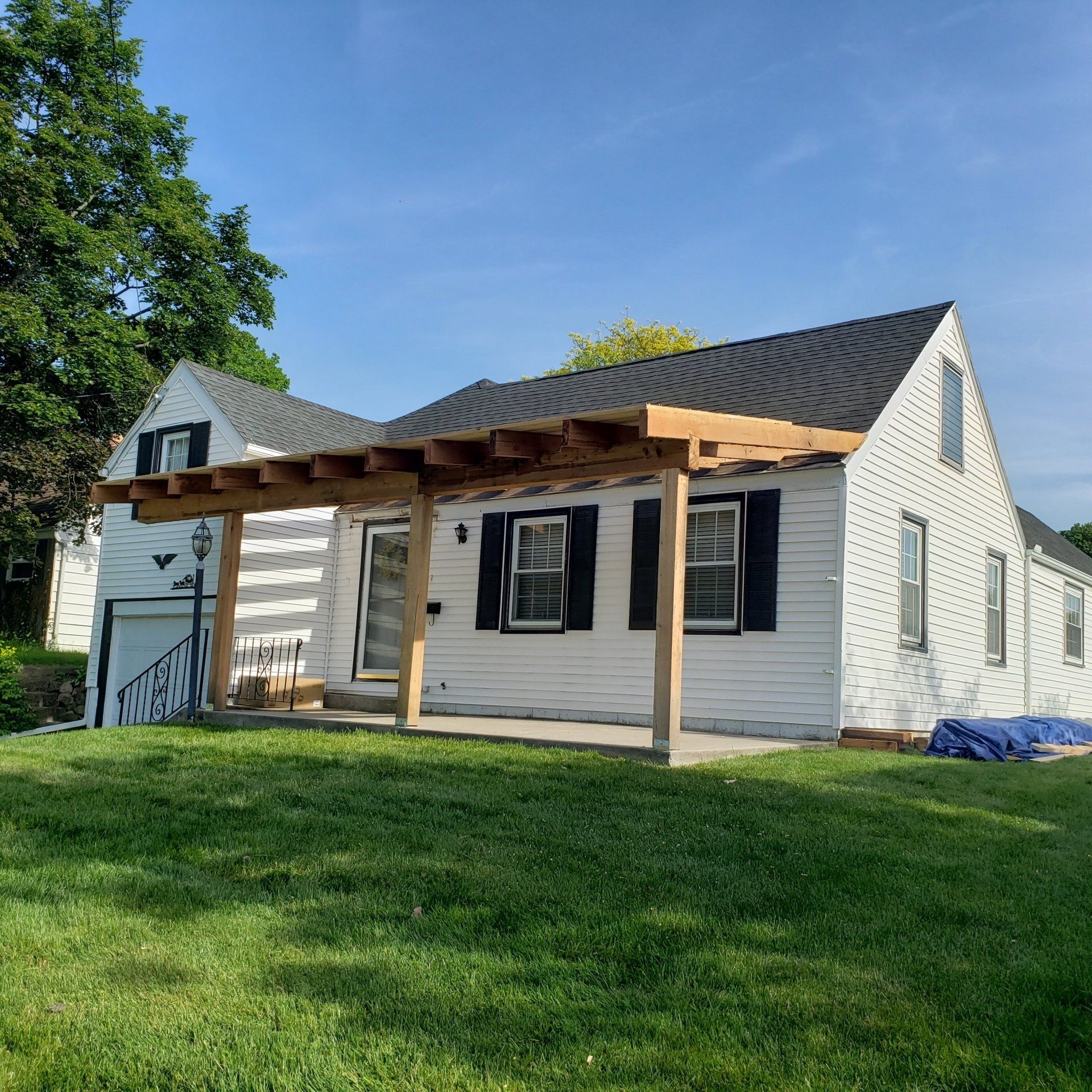 Pergola Addition After — Massillon, OH — Duell Action Builders LLC