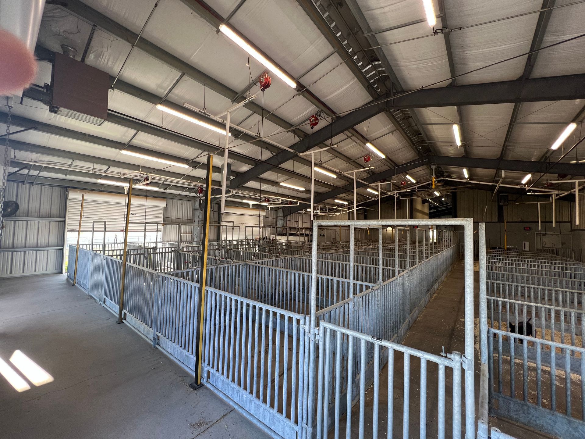 Hot dip galvanized show pens