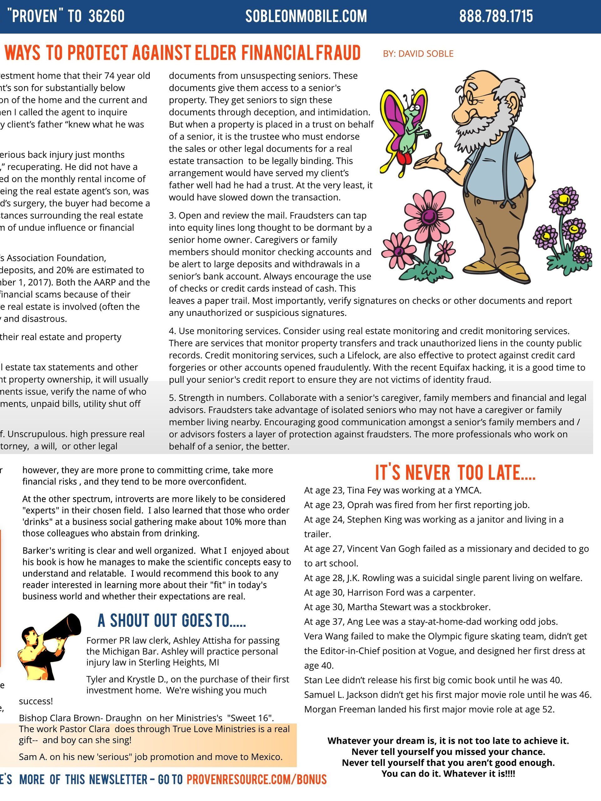 Proven Resource Newsletter Octoberish 3