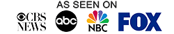 Logo CBS News, abc, nbc, fox