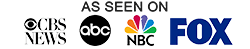 Logo CBS news, abc, nbc, fox