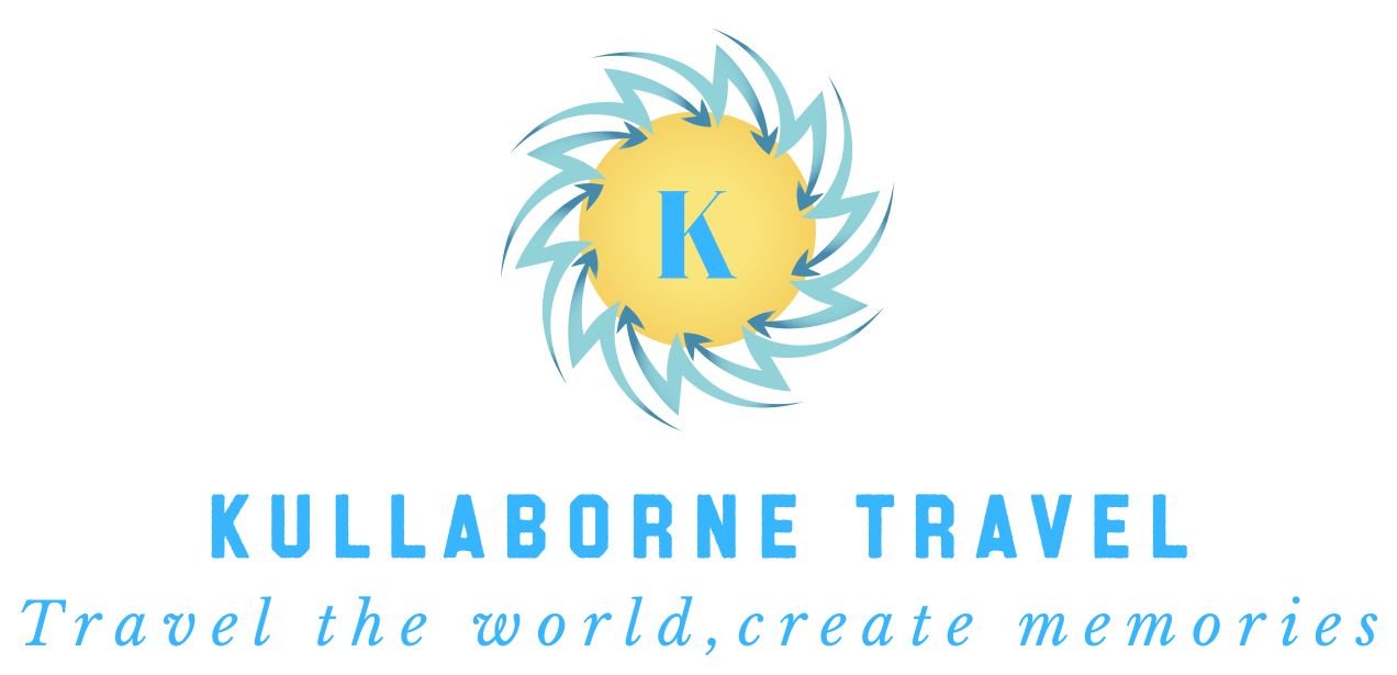 A logo for kullaborne travel that says travel the world create memories