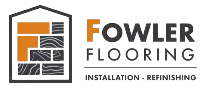 A logo for fowler flooring is shown on a white background.