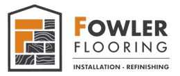 A logo for fowler flooring is shown on a white background.